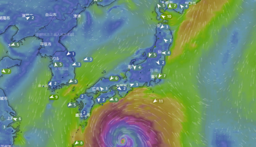 【台風の東側・西側】雨や風の影響が強いのはどっち？